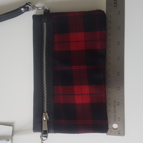 Olivia Miller Plaid Crossbody Bag/Wallet - Picture 3 of 6